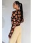Leopar Desenli Triko Hırka P-00018380 4