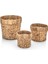 Dekoratif Hasır Düzenleyici Sepet Saksılık 3 Lü CL-11066 1