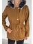 Kadın Kapüşonlu Içi Peluş Mont P-00013573 3
