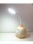 Sarı Sevimli Penguen Figürlü Şarjlı LED Masa Lambasi 25 cm 1