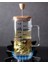 Isıya Dayanıklı Cam Ölçekli Sürahi French Press 750 ml Çay Kahve Demlik Filtre Kahve Demleme Kabı 2