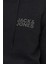 Jack&jones 12152840 Kapsonlu Erkek Sweat - Siyah 4