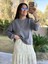 Yuvarlak Yaka Gri Sweatshirt 4