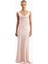 Cowl Neck Satin Panel Gown Draped Bias Cut Maxi Dress Kadın Elbise 1