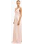 Cowl Neck Satin Panel Gown Draped Bias Cut Maxi Dress Kadın Elbise 4