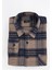 Erkek Big Size Büyük Beden Uzun Kollu Cepli Kareli Kışlık Oduncu Gömlek 2