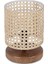 Rattan Mini Abajur Bej Ahşap Malzeme ile Salon Kullanımı için Şık Tasarım 5