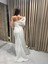 Beyaz Tek Omuz Balık Model Abiye Elbise EN5508 5