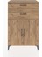 Hyperion Dolap Tek Raflı 2 Çekmeceli 2 Kapaklı 88X44X134 Çam-Çam 1