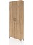 Arges Dolap 2 Raflı 2 Kapaklı Tek Askılı 88X30X221 Çam-Çam 3