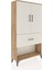 Arges Dolap 3 Raflı Tek Çekmeceli 2 Kapaklı 88X30X163 Çam-Aytaşı 2