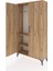 Arges Dolap 2 Raflı Kapaklı Tek Askılı 88X30X163 Çam-Çam 4