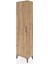 Arges Dolap Tek Raflı Tek Kapaklı Tek Askılı 44X30X182 Çam-Çam 3