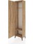 Arges Dolap Tek Raflı Tek Kapaklı Tek Askılı 44X30X182 Çam-Çam 4
