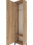 Arges Dolap Tek Raflı Tek Kapaklı Tek Askılı 44X30X182 Çam-Çam 5