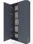 Arges Dolap 4 Raflı 2 Kapaklı 88X30X182 Antrasit-Antrasit 5