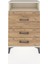 Arges Komodin Tek Raflı 3 Çekmeceli 60X30X96 Aytaşı-Çam 1