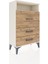 Arges Komodin Tek Raflı 3 Çekmeceli 60X30X96 Aytaşı-Çam 2