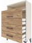 Arges Komodin Tek Raflı 3 Çekmeceli 60X30X96 Aytaşı-Çam 5