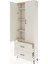 Arges Dolap 4 Raflı 2 Çekmeceli 2 Kapaklı 88X30X243 Aytaşı-Aytaşı 4