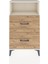 Arges Komodin Tek Raflı 2 Çekmeceli 60X30X106 Aytaşı-Çam 1