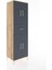 Hyperion Dolap 3 Raflı Tek Çekmeceli 4 Kapaklı 60X44X195 Çam-Antrasit 2