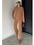 Kadın Sakallı Yumoş Iplik Kazak Pantolon Triko Ikili Takım P-00018856 1