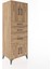 Hyperion Dolap 2 Raflı 3 Çekmeceli 4 Kapaklı 60X44X163 Çam-Çam 2