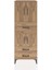 Hyperion Dolap 3 Raflı 3 Çekmeceli 4 Kapaklı 60X44X163 Çam-Çam 1