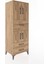 Hyperion Dolap 3 Raflı 3 Çekmeceli 4 Kapaklı 60X44X163 Çam-Çam 2