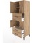 Hyperion Dolap 3 Raflı 3 Çekmeceli 4 Kapaklı 60X44X163 Çam-Çam 4