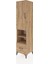 Hyperion Dolap 5 Raflı Tek Çekmeceli Tek Kapaklı 44X44X195 Çam-Çam 3