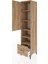 Hyperion Dolap 5 Raflı Tek Çekmeceli Tek Kapaklı 44X44X195 Çam-Çam 4