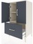 Hyperion Komodin 2 Raflı Tek Çekmeceli 2 Kapaklı 60X44X106 Aytaşı-Antrasit 4