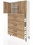 Arges Dolap 2 Raflı 4 Çekmeceli 2 Kapaklı 88X30X163 Aytaşı-Çam 5