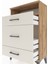 Arges Komodin Tek Raflı 3 Çekmeceli 60X30X96 Çam-Aytaşı 5