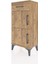 Arges Komodin Tek Raflı Tek Çekmeceli 2 Kapaklı 44X30X96 Çam-Çam 3