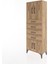 Arges Dolap 2 Raflı 4 Çekmeceli 4 Kapaklı 60X30X163 Çam-Çam 3