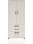 Hyperion Dolap 4 Raflı 4 Çekmeceli 2 Kapaklı 88X44X195 Aytaşı-Aytaşı 1