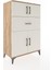 Hyperion Dolap 2 Raflı Tek Çekmeceli 4 Kapaklı 88X44X134 Çam-Aytaşı 2