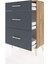 Arges Komodin 3 Çekmeceli 60X30X96 Çam-Antrasit 4