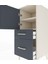 Hyperion Komodin 2 Raflı 2 Çekmeceli Tek Kapaklı 44X44X106 Aytaşı-Antrasit 5
