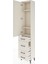Arges Dolap 3 Raflı 4 Çekmeceli Tek Kapaklı 44X30X221 Aytaşı-Aytaşı 4