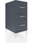 Kronos Komodin 3 Çekmeceli 44X59X96 Antrasit-Antrasit 2