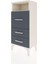 Arges Komodin Tek Raflı 3 Çekmeceli 44X30X96 Aytaşı-Antrasit 3