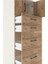 Hyperion Dolap Tek Raflı 5 Çekmeceli 2 Kapaklı 60X44X182 Aytaşı-Çam 5