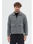 Erkek Oversize Pamuk Melanjlı Kalın Kışlık Ceket Gömlek - Dayanıklı Cepli Overshirt 3