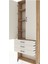 Arges Dolap 4 Raflı 3 Çekmeceli 2 Kapaklı 88X30X243 Çam-Aytaşı 5
