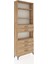Arges Dolap 4 Raflı 5 Çekmeceli 88X30X243 Çam-Çam 2