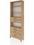 Arges Dolap 4 Raflı 5 Çekmeceli 88X30X243 Çam-Çam 3